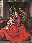 EYCK, Jan van Madonna with the Child Reading dfg Norge oil painting reproduction